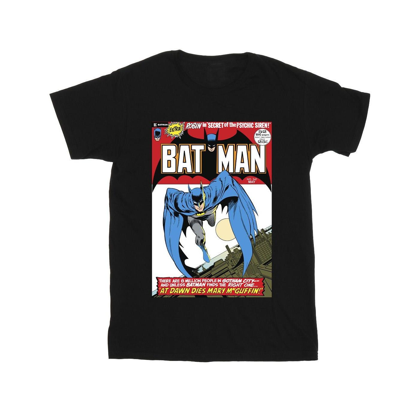 Image of Running Batman Cover Tshirt Mädchen Schwarz 152-158