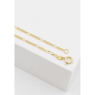 MUAU Schmuck  Collier Figaro Gelbgold 585, 1.8mm, 45cm 