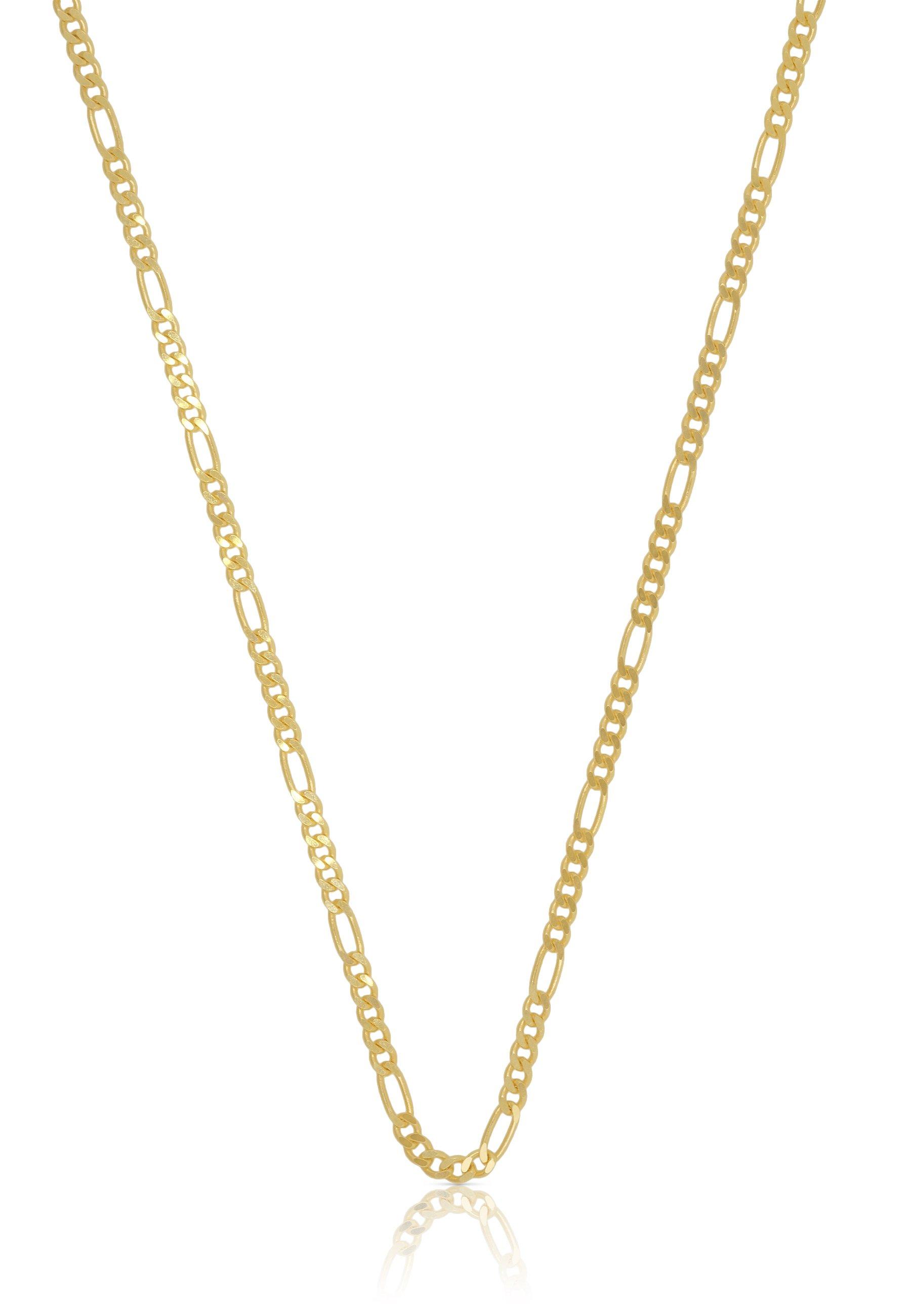 MUAU Schmuck  Collier Figaro Gelbgold 585, 1.8mm, 45cm 