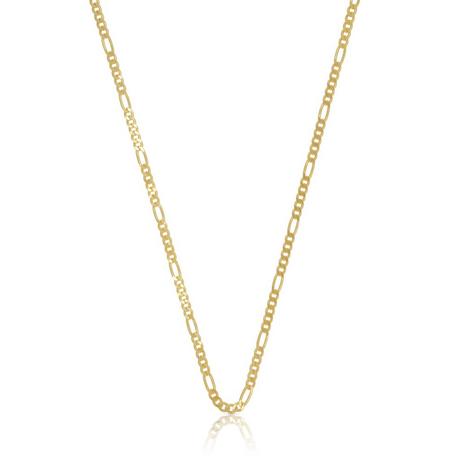 MUAU Schmuck  Collier Figaro Gelbgold 585, 1.8mm, 45cm 