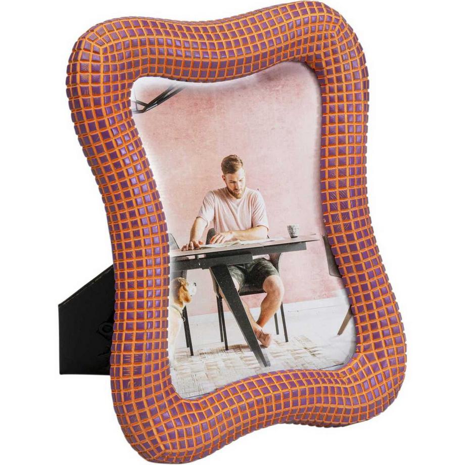 KARE Design Cornice per quadri Wavy arancione 18x23  