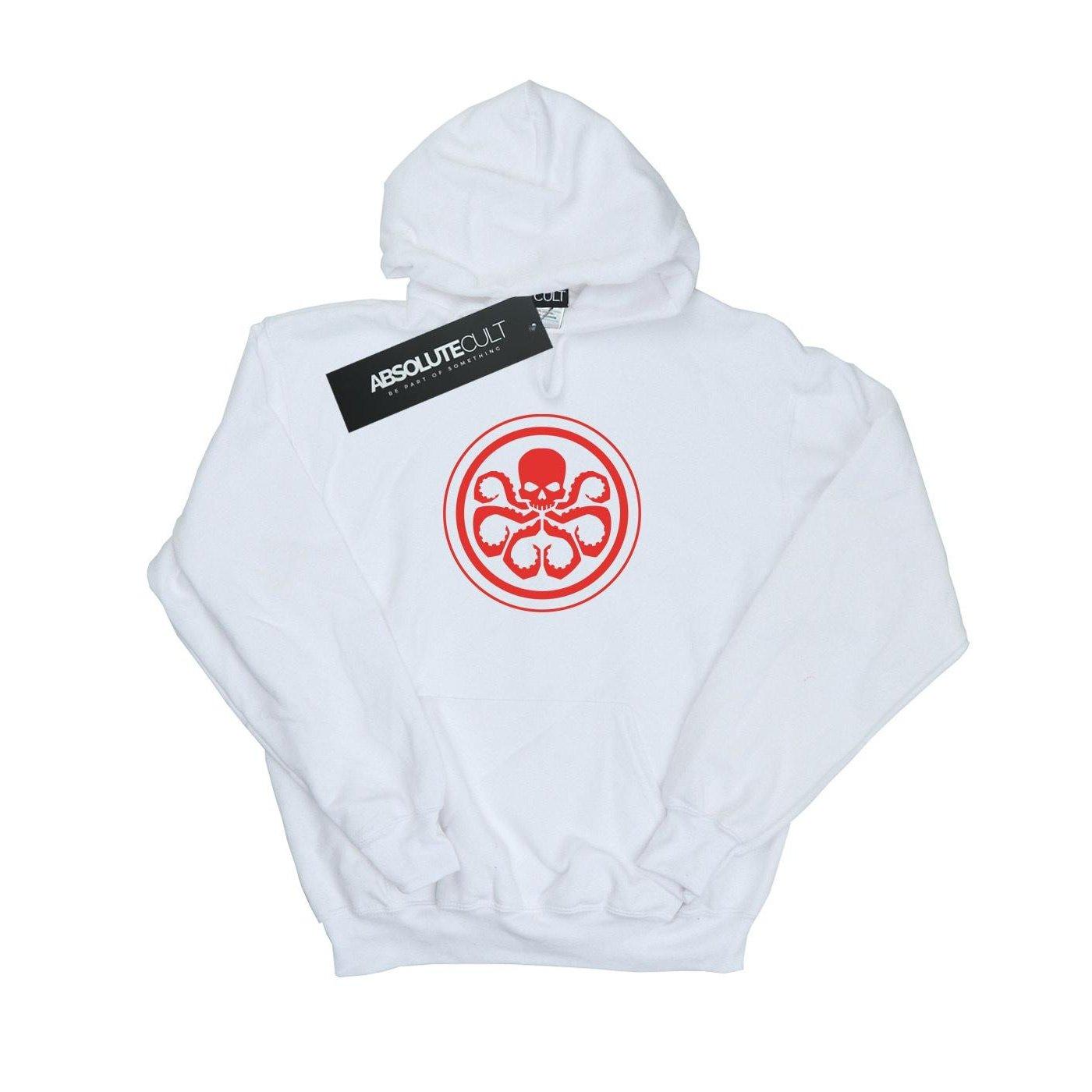 Image of Hydra Logo Kapuzenpullover Damen Weiss S