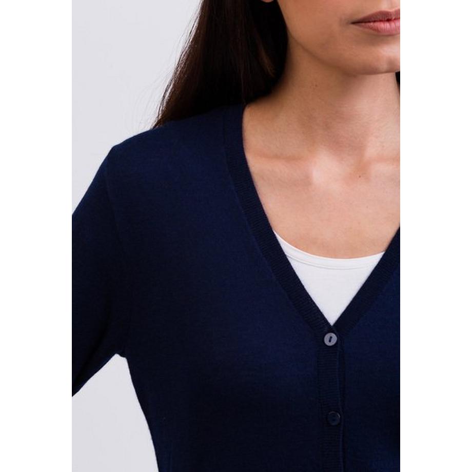 CASH-MERE.CH Kaschmir V-Ausschnitt Cardigan  