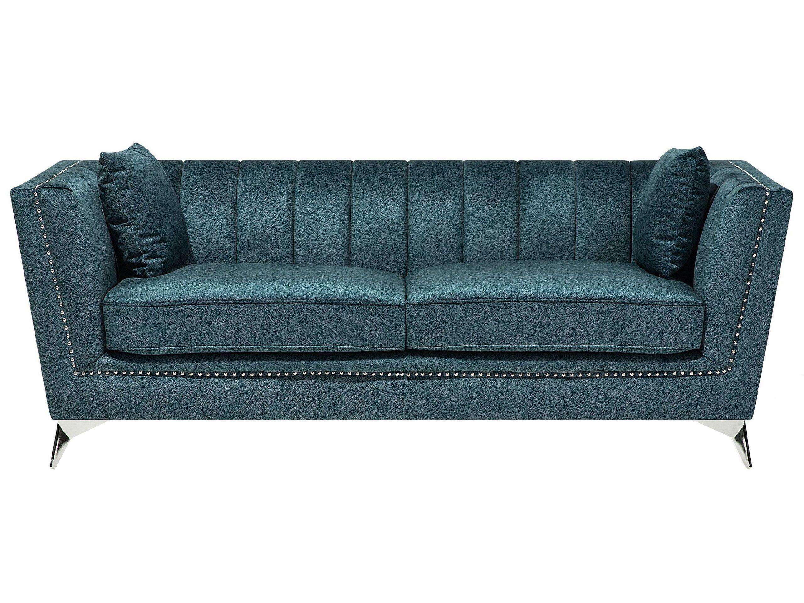 Image of 3 Sitzer Sofa aus Samtstoff Glamourös GAULA 3 Sitzer Sofa aus Samtstoff Glamourös GAULA