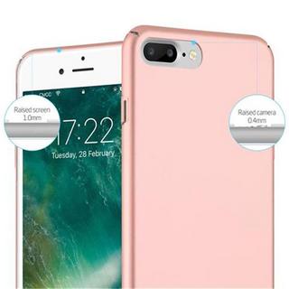 Cadorabo  Hülle für Apple iPhone 7 PLUS  7S PLUS  8 PLUS Hard Case in Metall Optik 