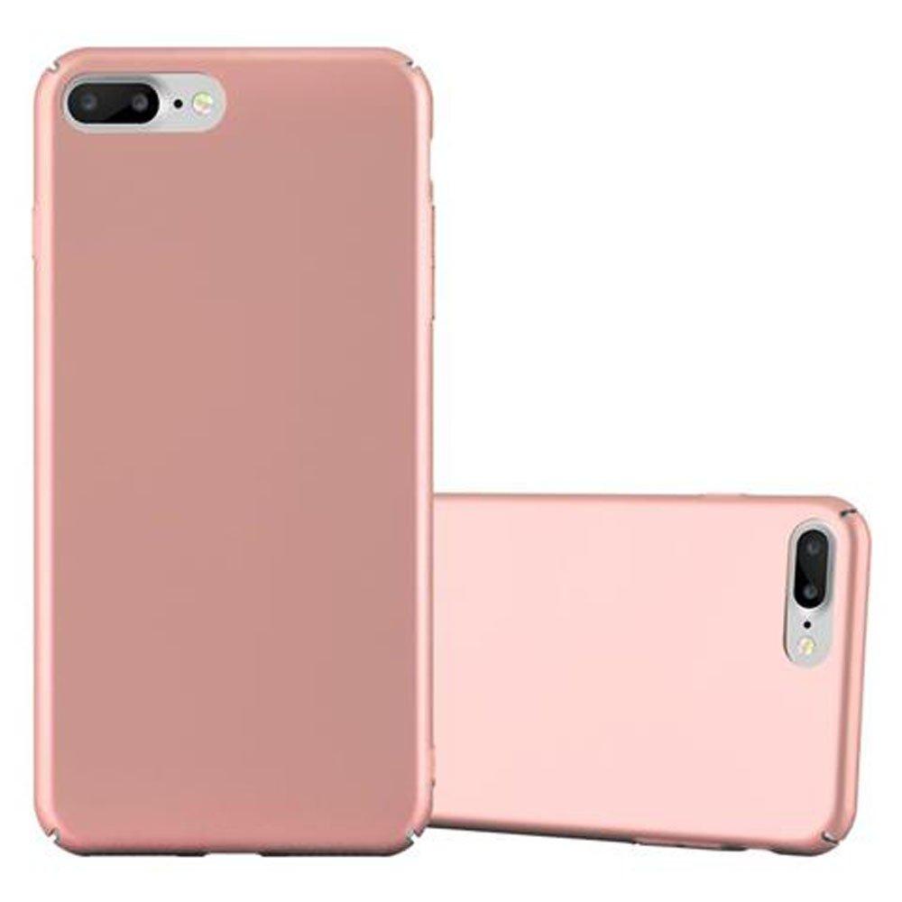 Cadorabo  Hülle für Apple iPhone 7 PLUS  7S PLUS  8 PLUS Hard Case in Metall Optik 