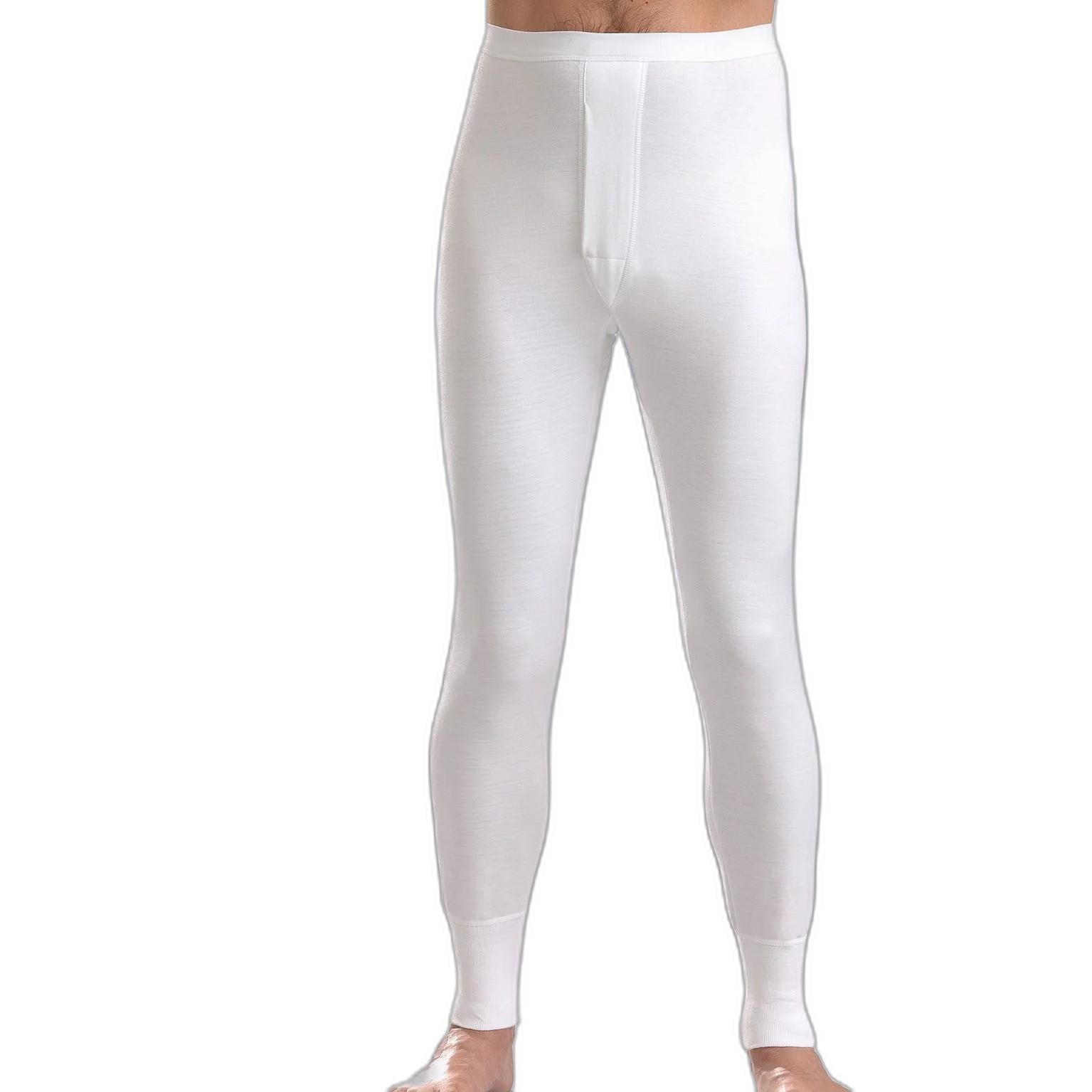 Image of Lange Unterhose In 2 Körpergrössen. Unisex Weiss XS