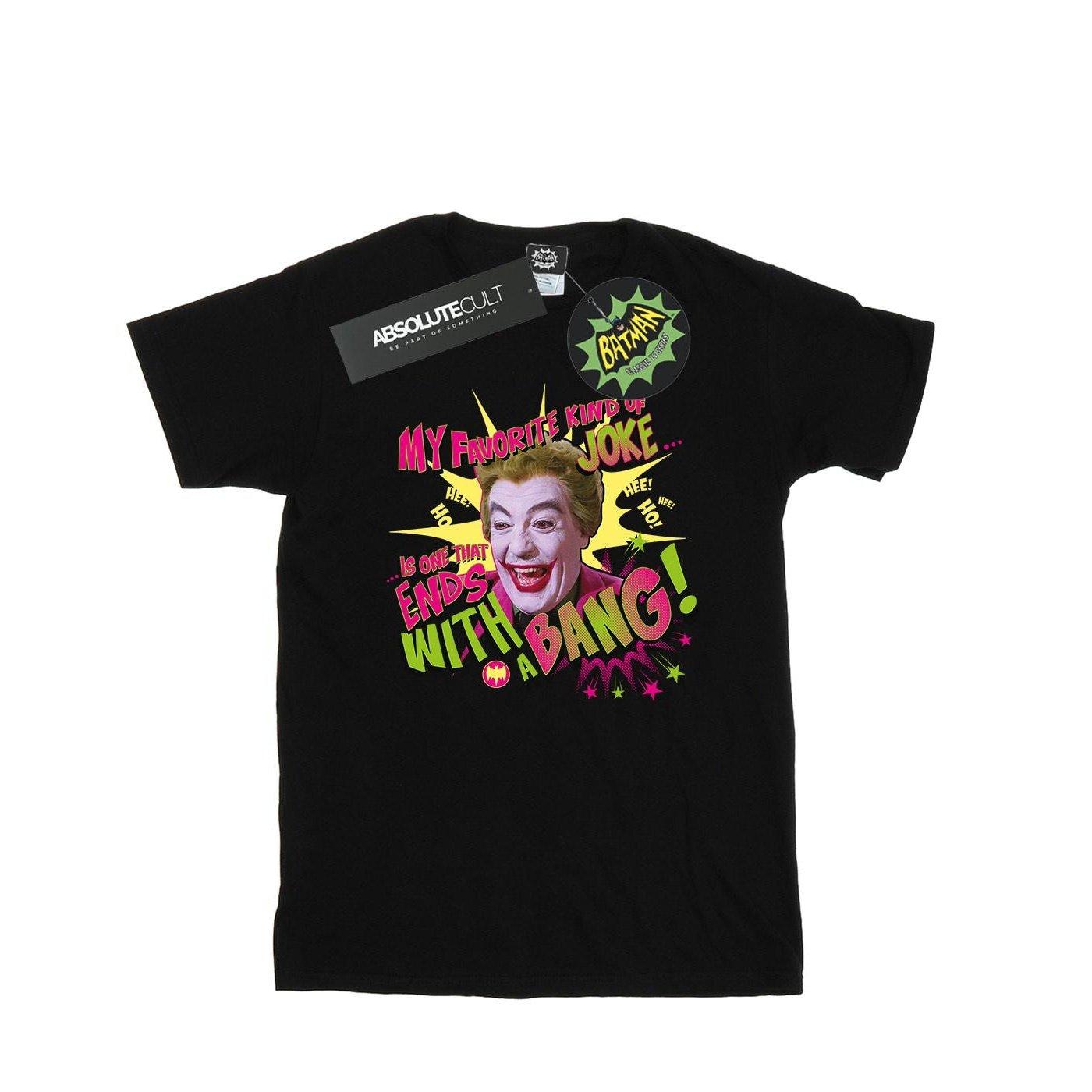 Image of Batman Tv Series Joker Bang Tshirt Herren Schwarz S
