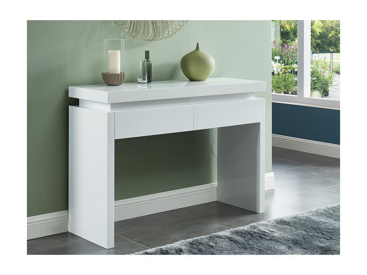 Vente-unique Wandkonsole mit LEDBeleuchtung EMERSON Holz (MDF)  