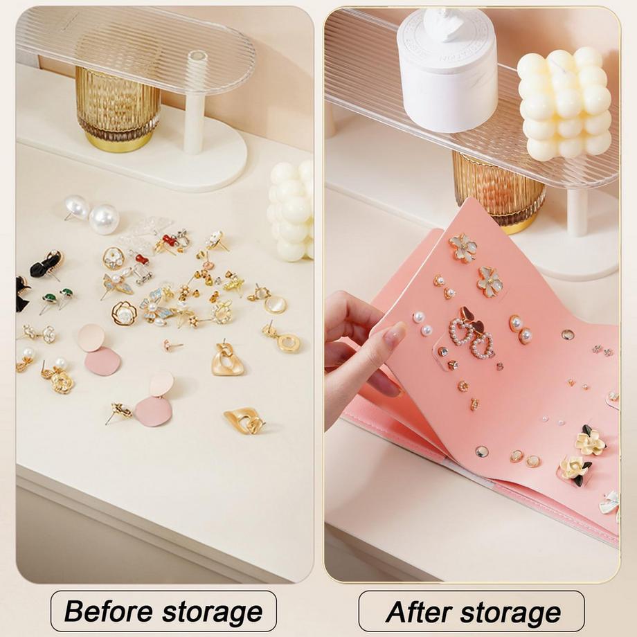 Only-bags.store  Rangement de boucles d'oreilles Pochette pour boucles d'oreilles Petits sacs de rangement de livres 