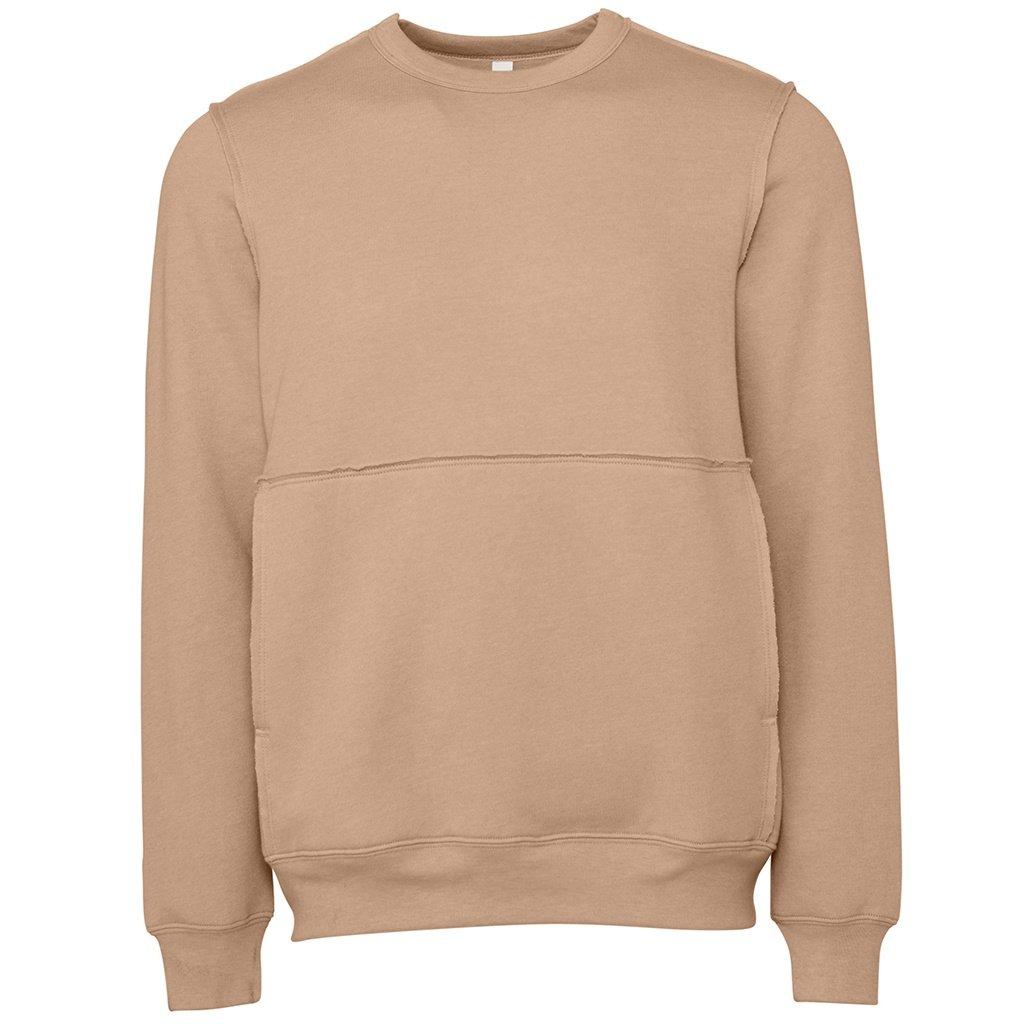 Image of Sweatshirt, Rohe Nähte Damen Pink Teal S