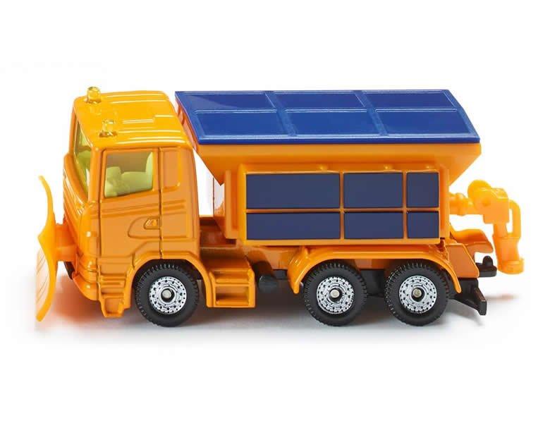 Image of 1309, Winterdienst-Fahrzeug, Metall/Kunststoff, Orange, Abnehmbare Streuerabdeckung