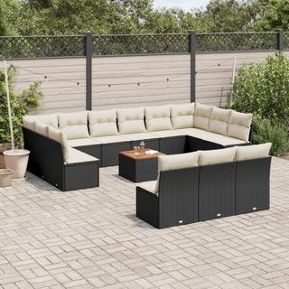 VidaXL Ensemble de canapés de jardin rotin synthétique  