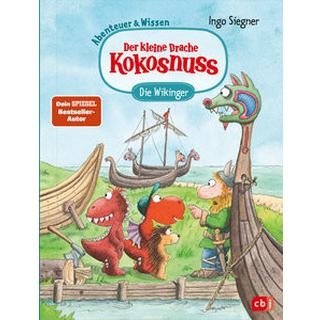 Der kleine Drache Kokosnuss - Abenteuer & Wissen - Die Wikinger Siegner, Ingo; Siegner, Ingo (Illustrationen) Gebundene Ausgabe 