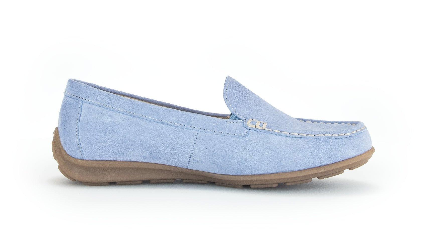 Image of Wildleder Loafer Damen Blau 42