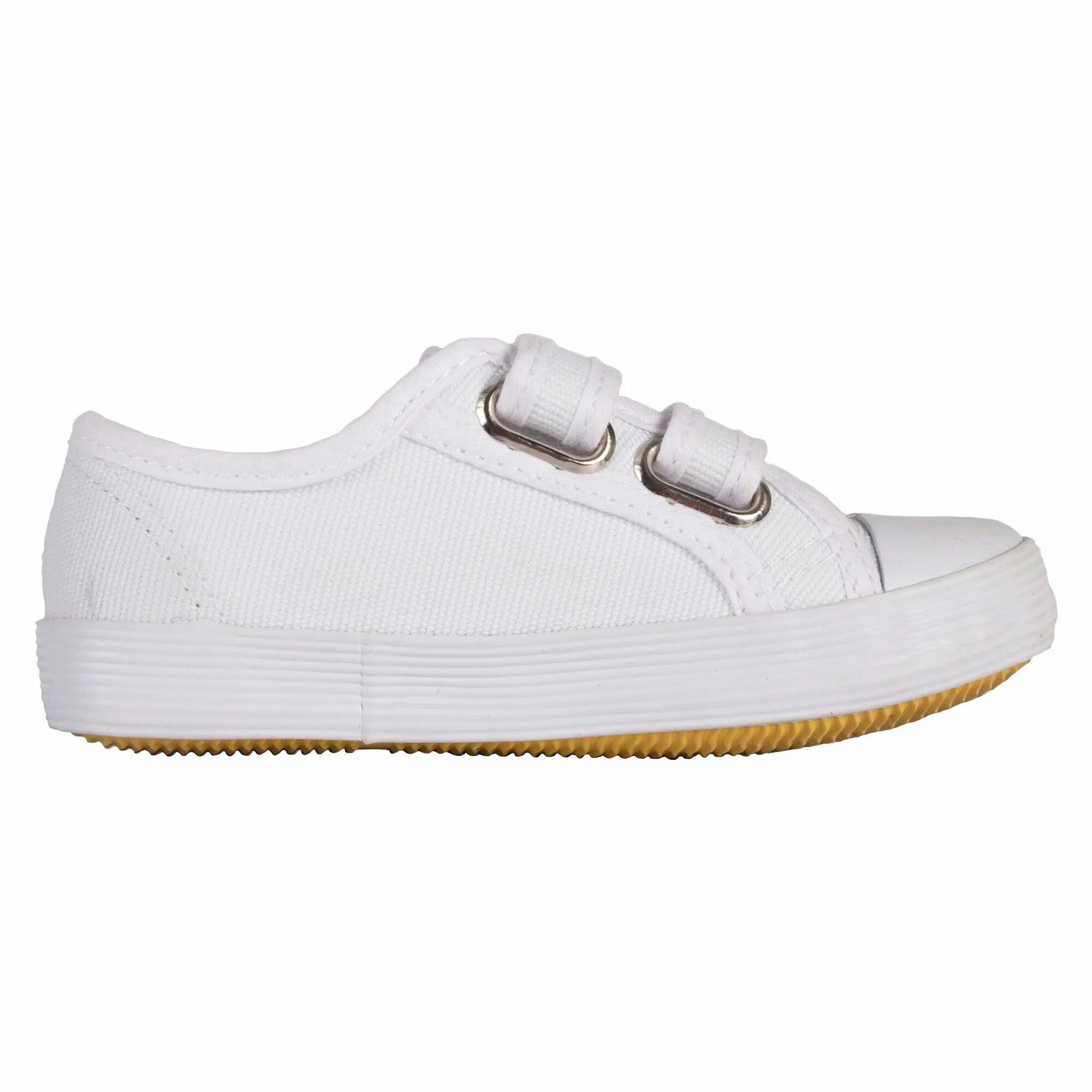 Stannol  chaussures indoor en toile enfant scratch 