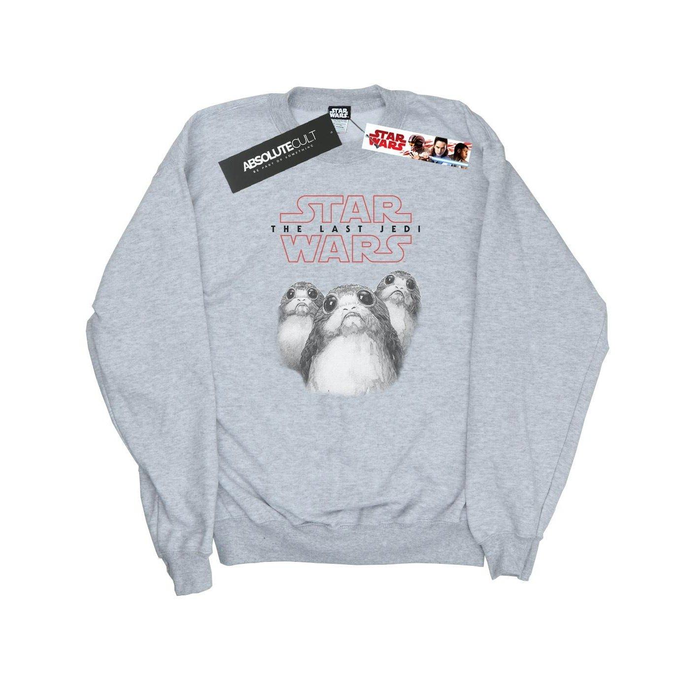 Image of The Last Jedi Porgs Sweatshirt Damen Grau M
