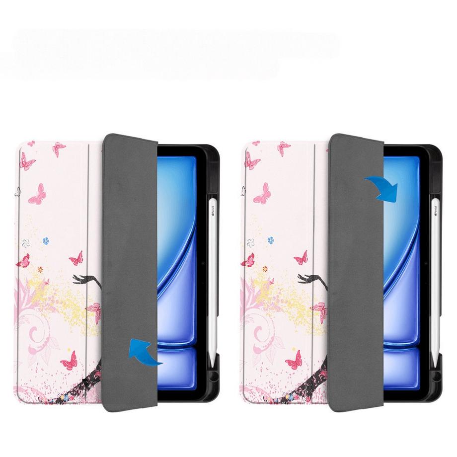 Cover-Discount  iPad Air 11 2024 -  Smart Case Pencil Holder motivo 