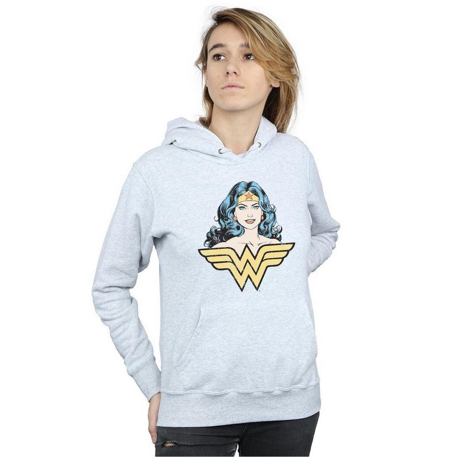 DC COMICS Felpa con cappuccio Wonder Woman Logo  