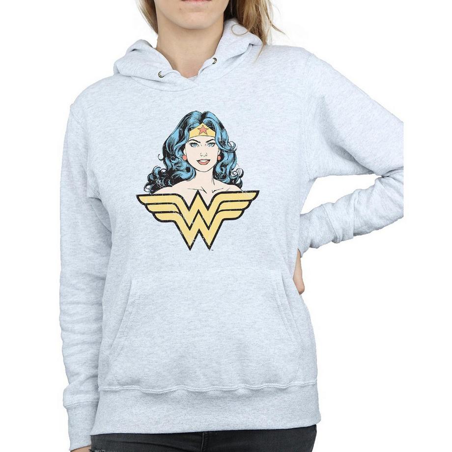 DC COMICS Felpa con cappuccio Wonder Woman Logo  