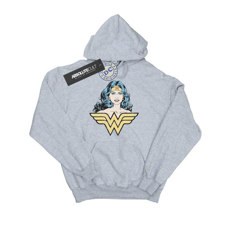 DC COMICS Felpa con cappuccio Wonder Woman Logo  