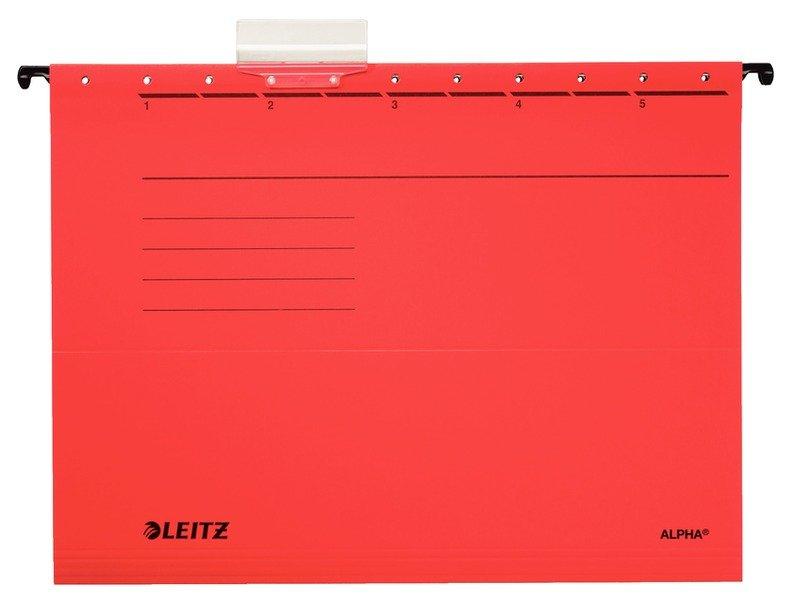 Leitz LEITZ Hängemappe Alpha A4 19853025 rot 5 Stück  