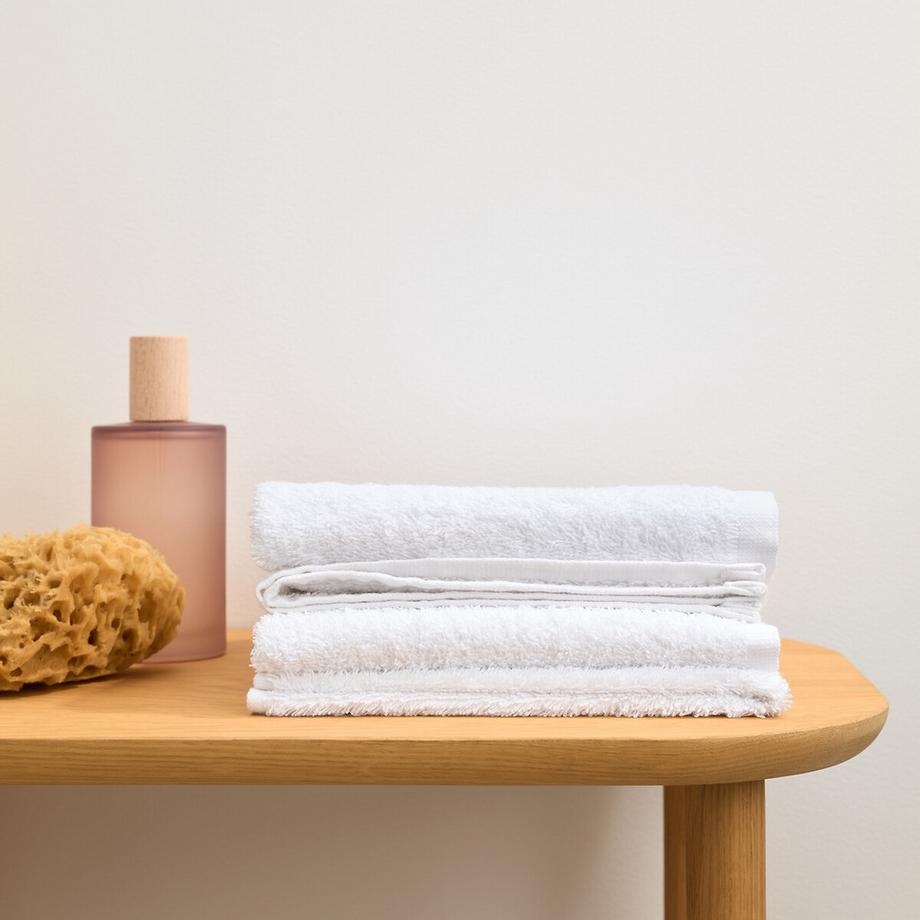 La Redoute Intérieurs Set mit 4 Gästehandtüchern aus Frottee 500g/m2  