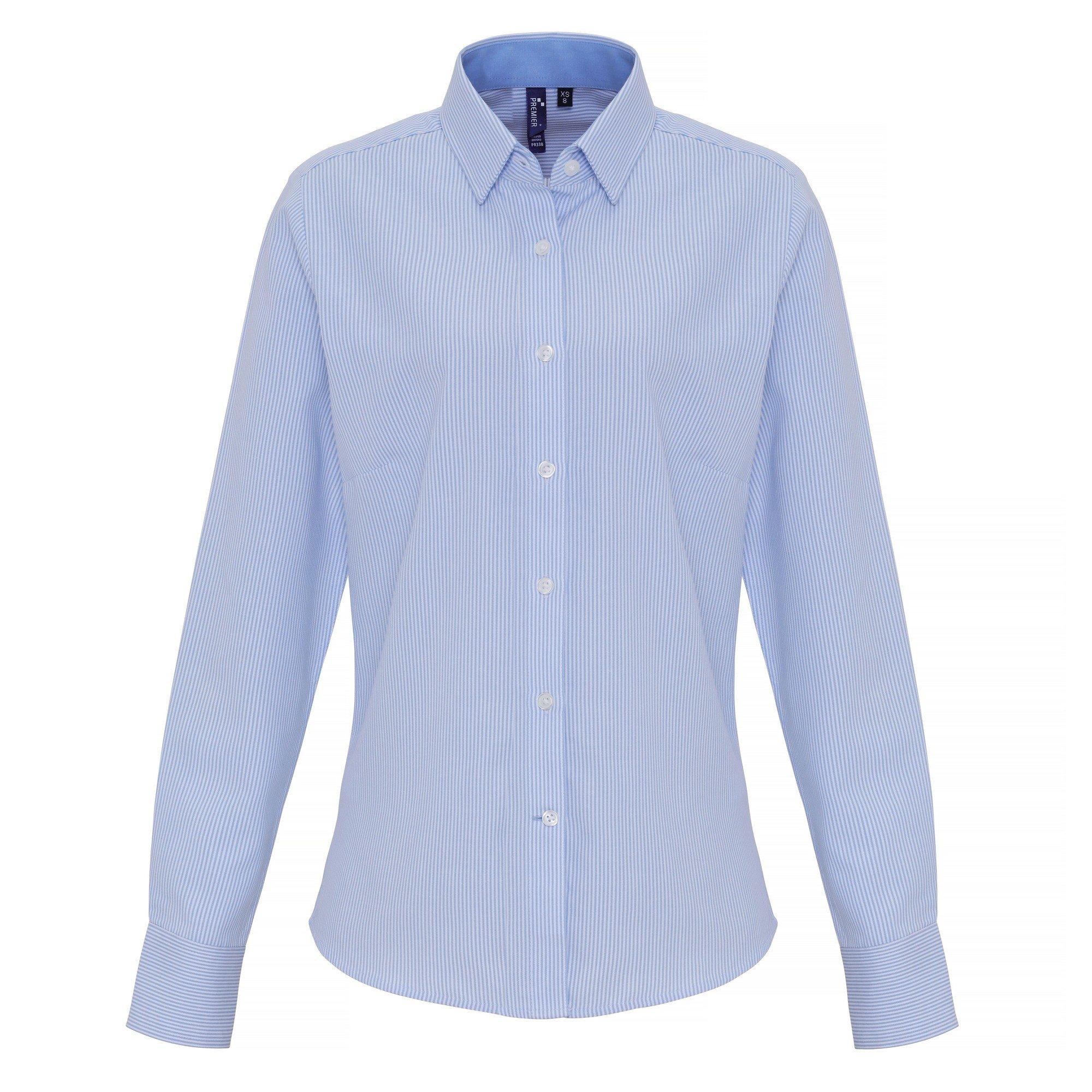 Image of Bluse Damen Hellblau M