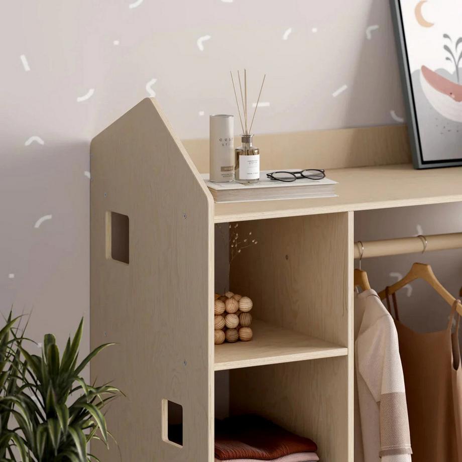 Montessori Armoire ouverte pour enfants dans la maison design pour enfants - Montessori Quality Furniture  