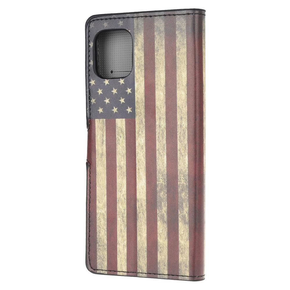 Cover-Discount  Galaxy Note 10 Lite - Cuir coque Drapeau américain 