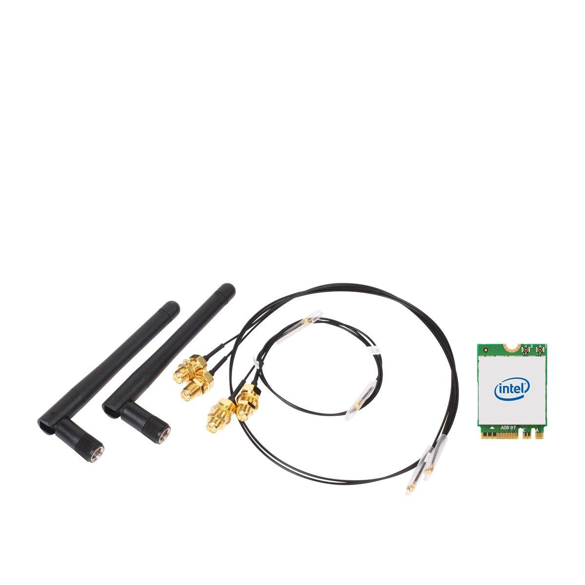 Shuttle  WLN-M1 - Intel WLAN-ax/Bluetooth Combo Kit with M.2 card, cables and external antennas 