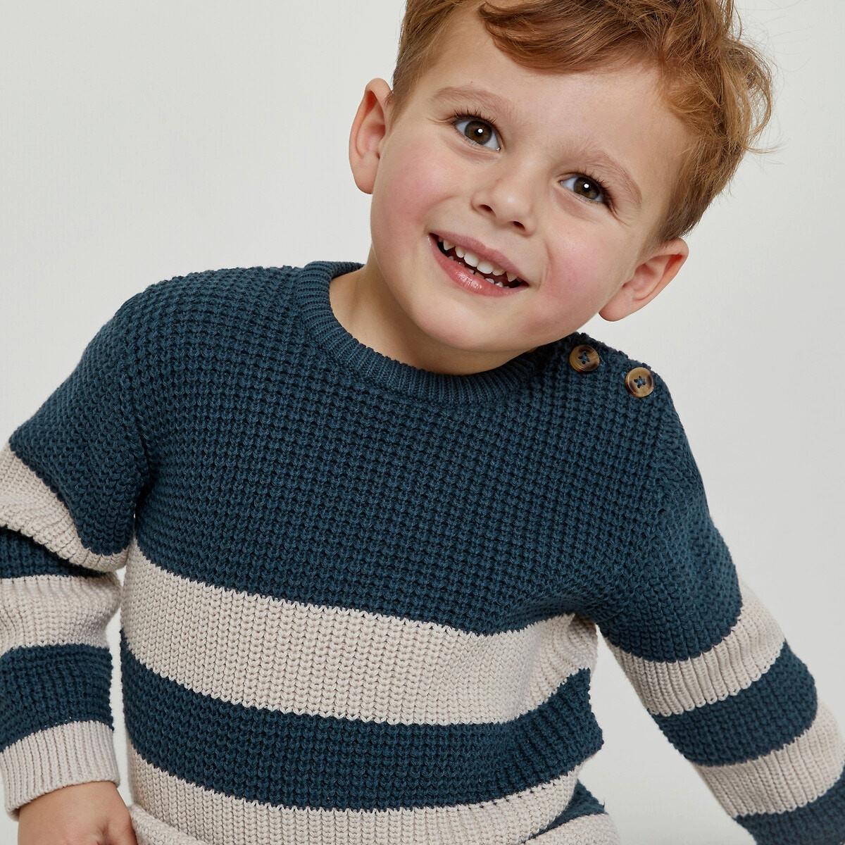 Image of Pullover Mit Rundhals Unisex Blau 12 mese