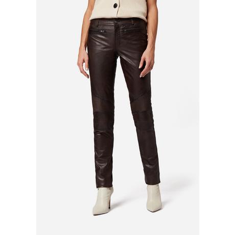 RICANO  Pantalon en cuir  Donna, avec éléments de biker 