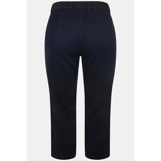 Ulla Popken  7/8-Jeans Mony, Elastikbund, Reißverschlusstaschen 