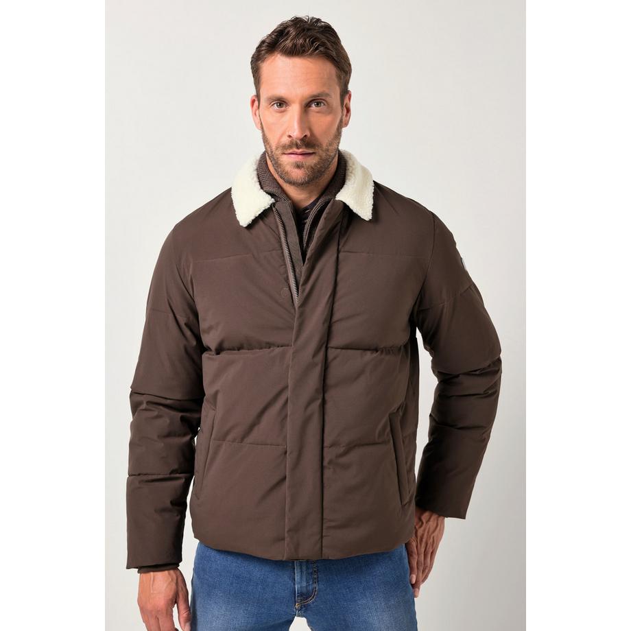 JP1880 Wattierte Jacke mit Teddykragen  