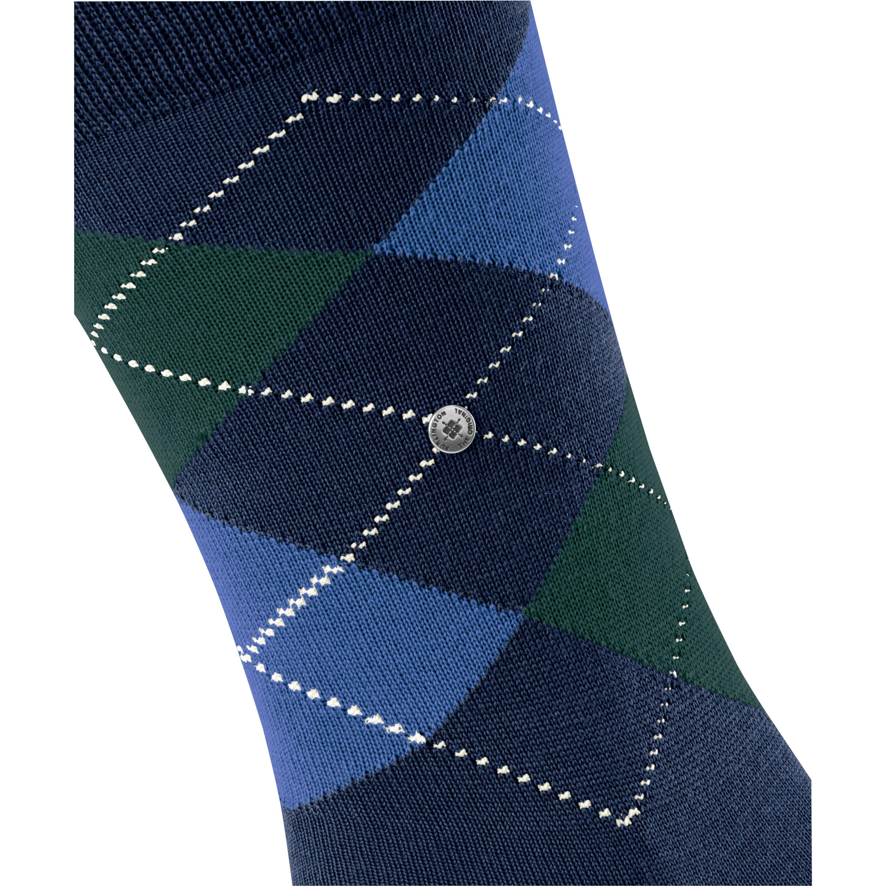 Burlington Edinburgh Chaussettes Motif Losanges  