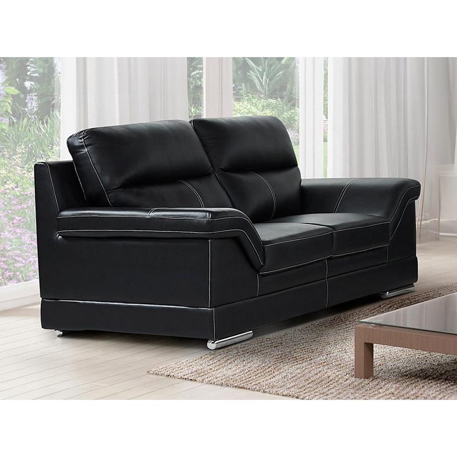 Vente-unique Canapé 2 places en cuir de buffle MONIKA  