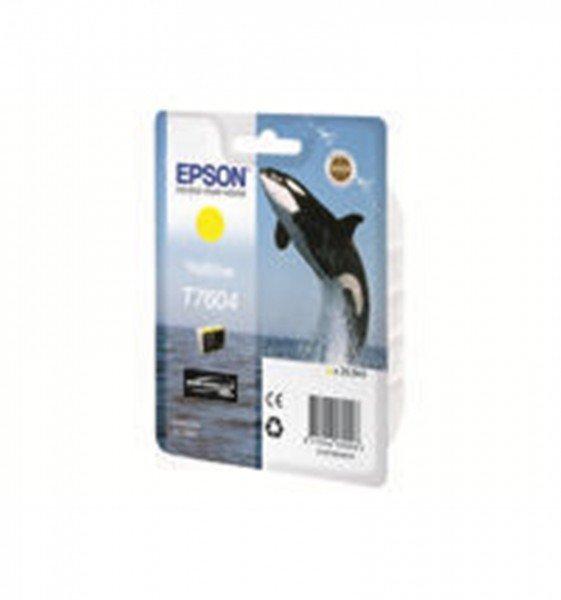 EPSON  EPSON Tintenpatrone yellow T760440 SureColor P 600 25,9ml 