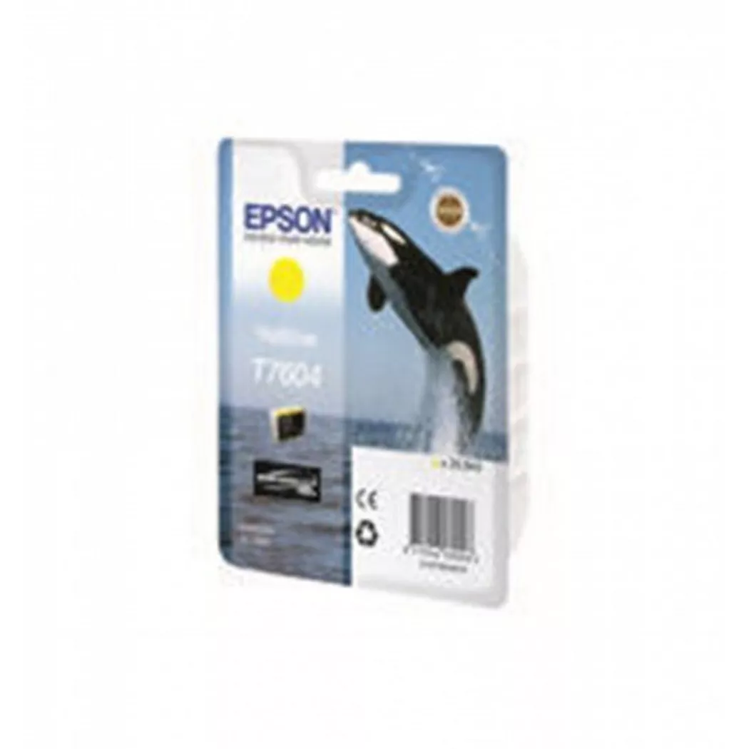 Epson – Tintenpatrone yellow T760440 SureColor P 600 25,9ml, Gelb Bunt, One Size