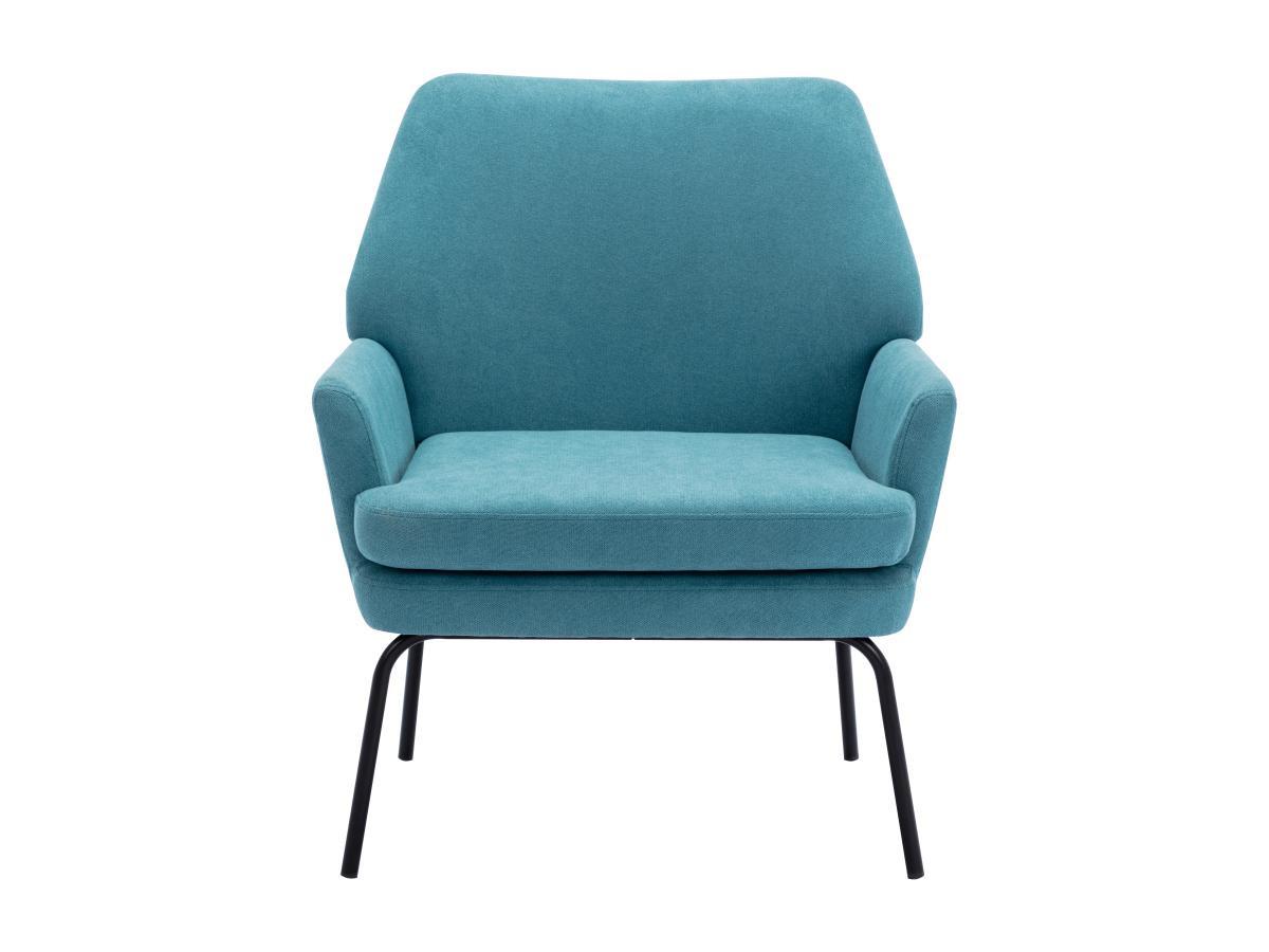 Vente-unique Fauteuil en tissu bleu PALMARELO  