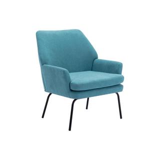 Vente-unique Fauteuil en tissu bleu PALMARELO  