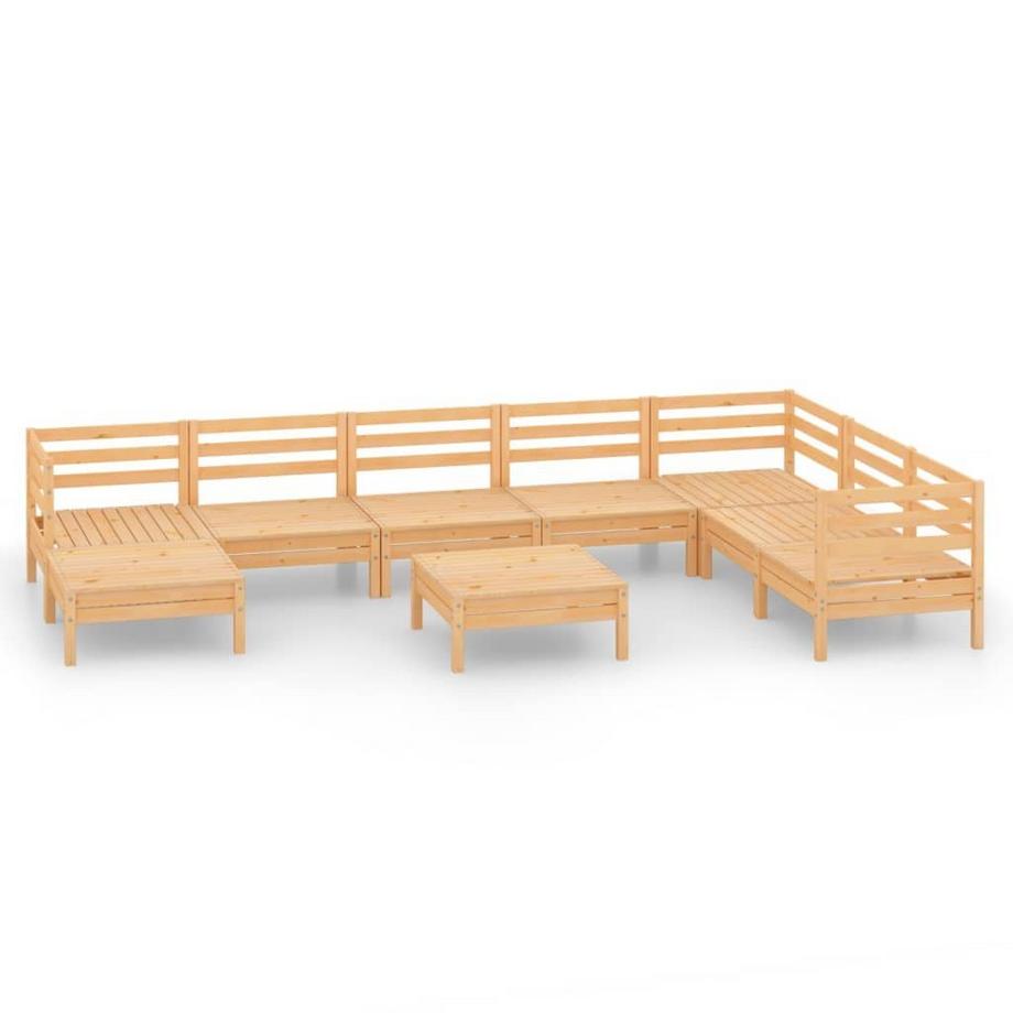 Ensemble de salon de jardin bois