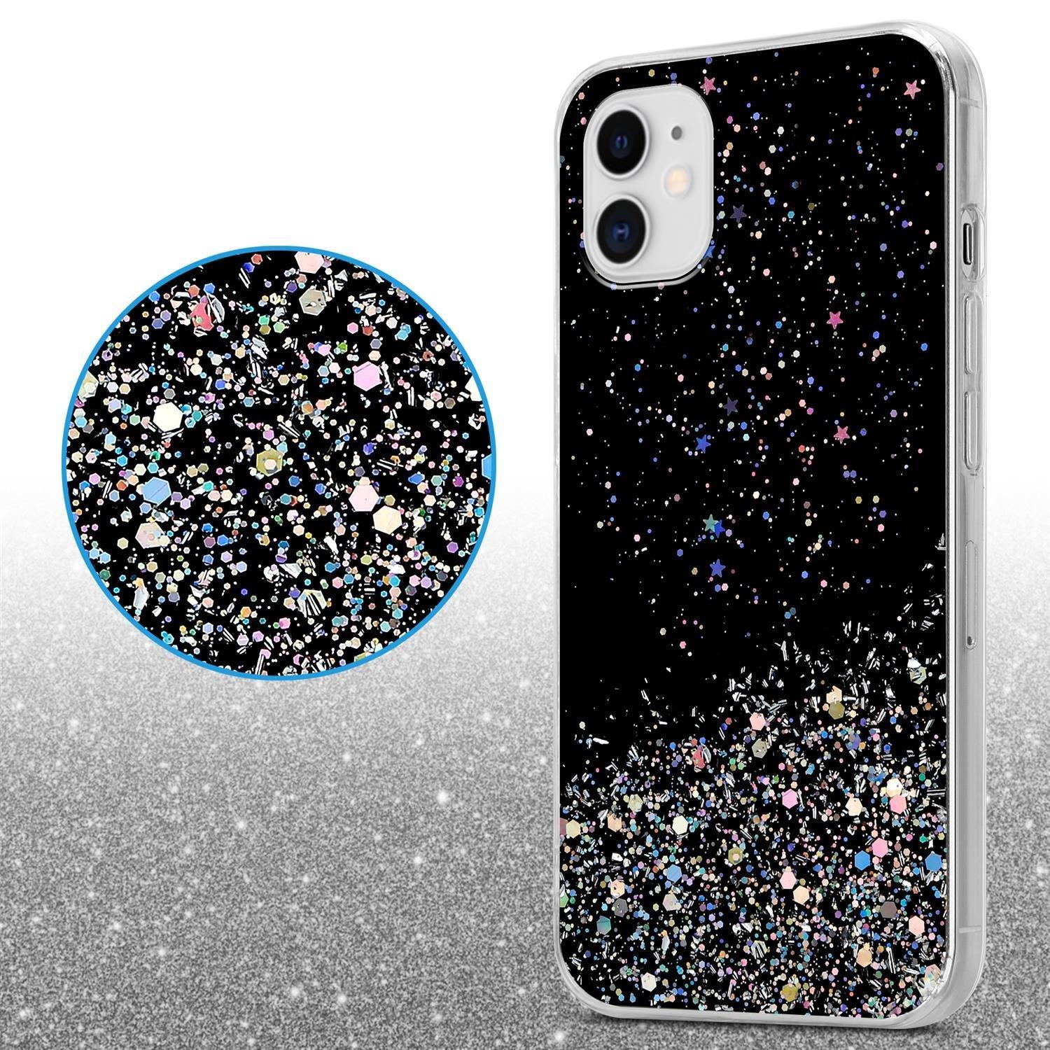 Cadorabo  Housse compatible avec Apple iPhone 11 PRO MAX - Coque de protection en silicone TPU flexible avec paillettes scintillantes 