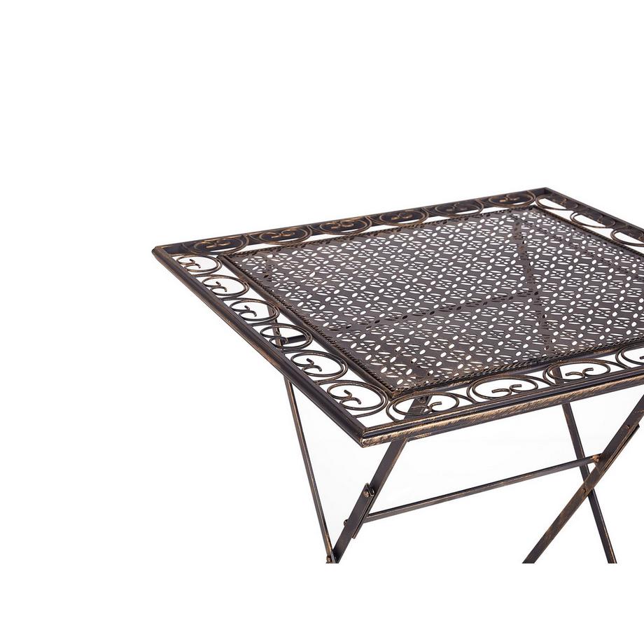 Beliani Tavolino Bistrot en Ferro Retrò BORMIO  