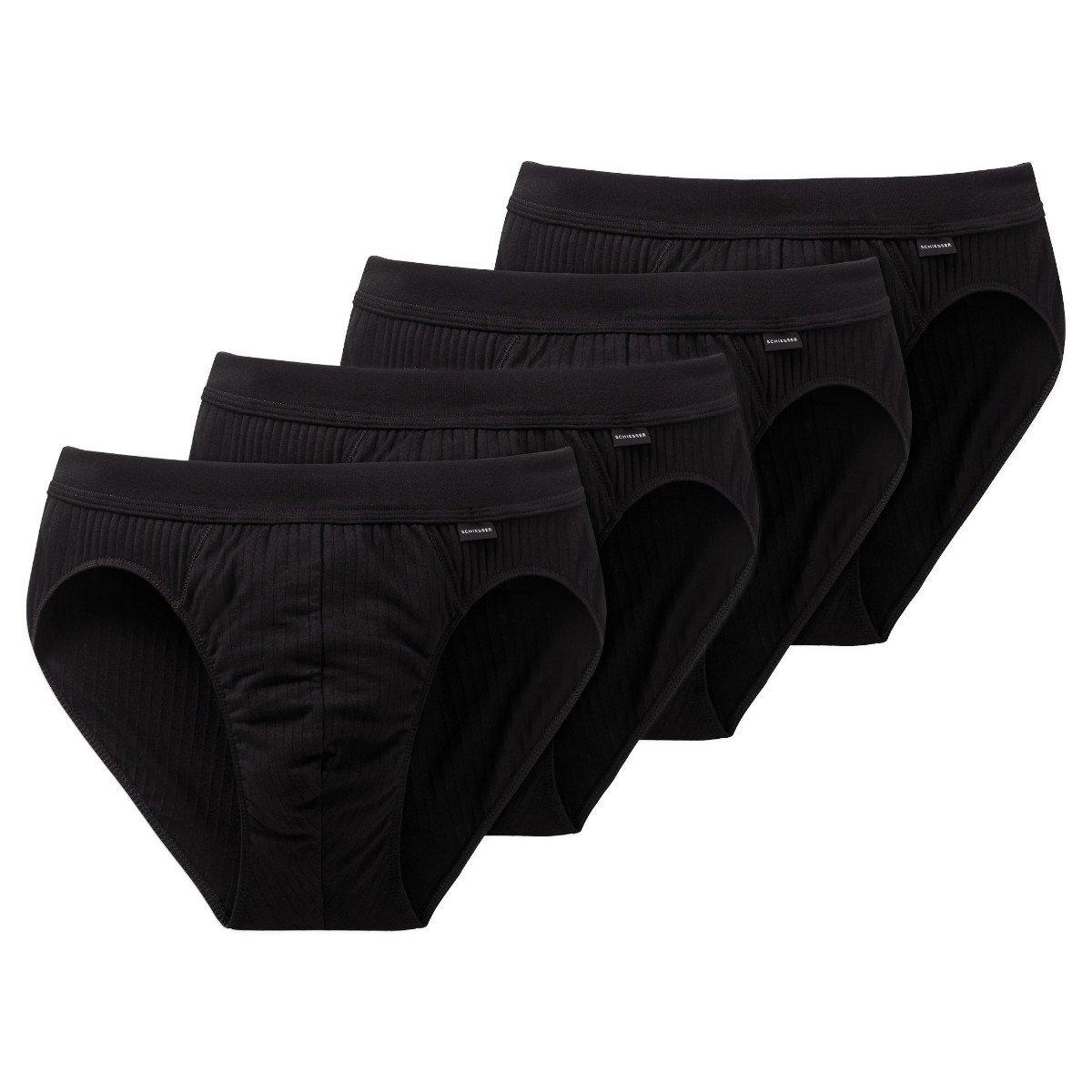 Image of 4er Pack Cotton Essentials Authentic - Rio-slip Herren Schwarz L