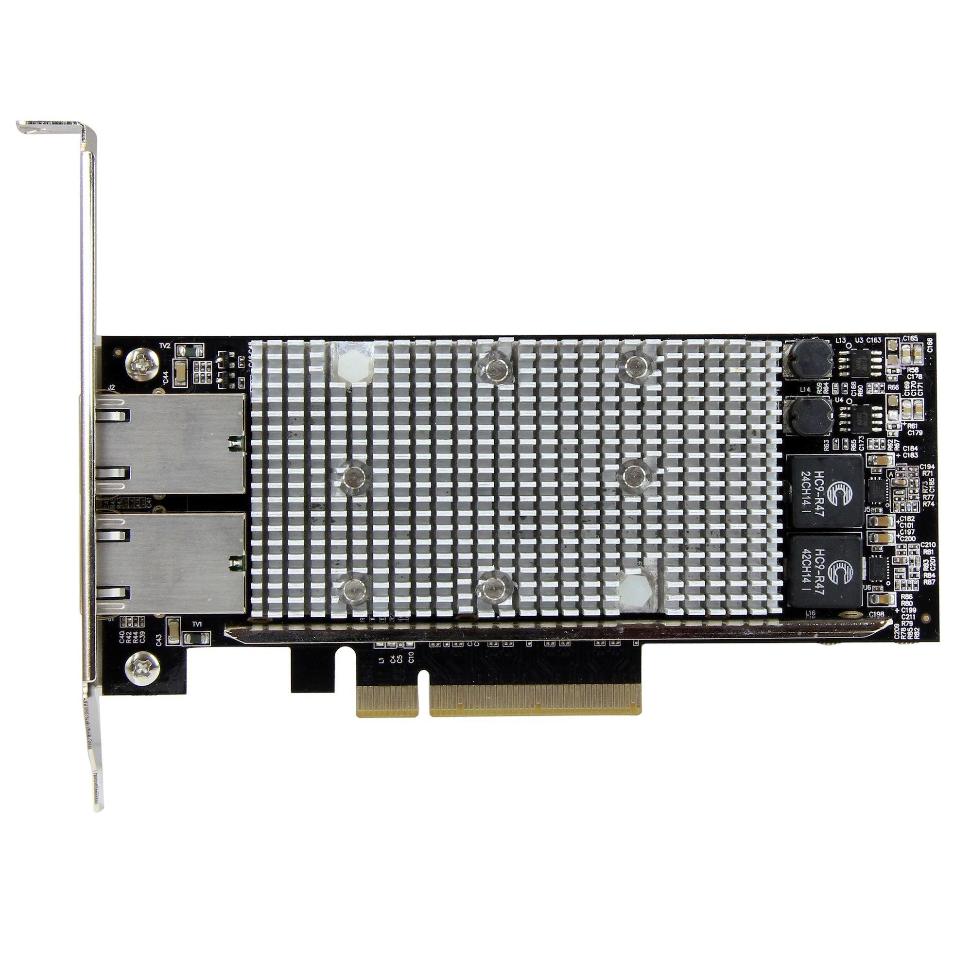 STARTECH.COM  Scheda di rete PCI express a 2 porte 10 Gbase-T Ethernet con Chipset intel X540 