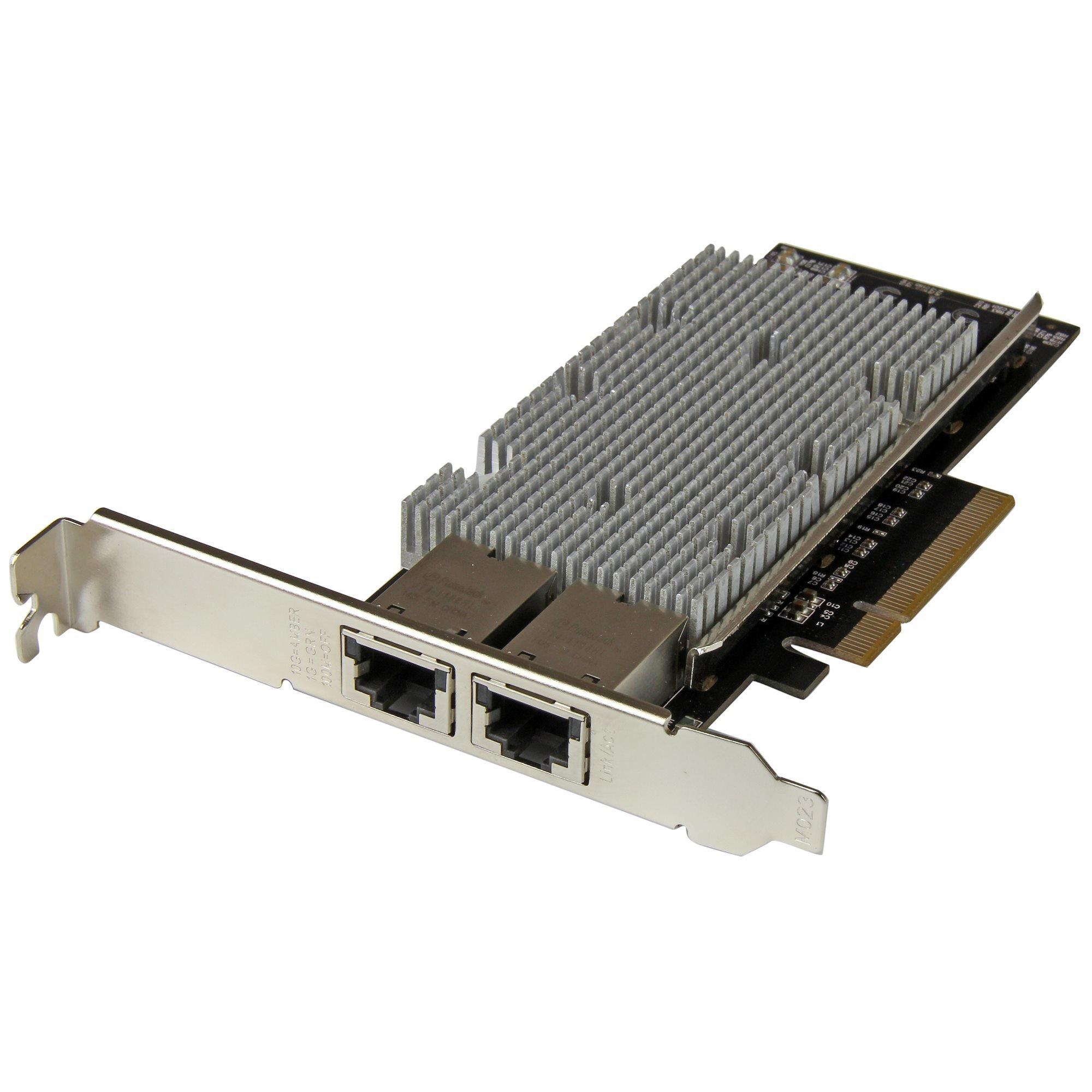 STARTECH.COM  Scheda di rete PCI express a 2 porte 10 Gbase-T Ethernet con Chipset intel X540 