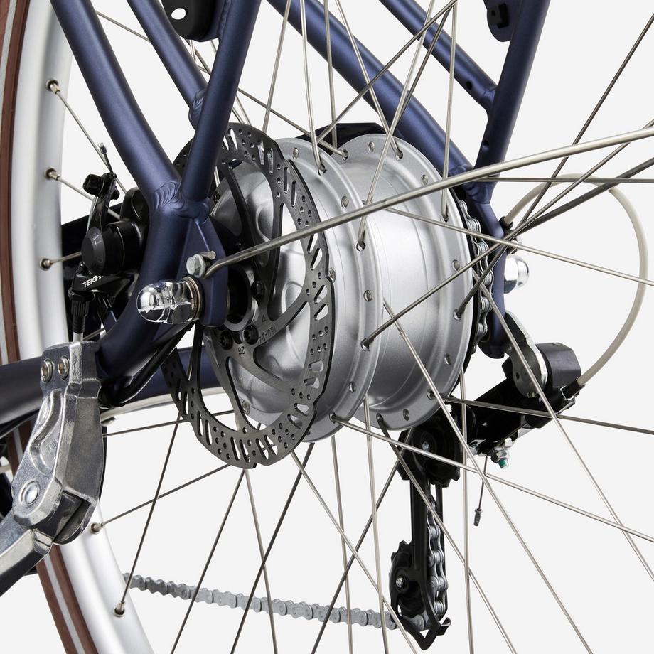 ELOPS  Bicicletta da città a scavalco basso con pedalata assistita alluminio 