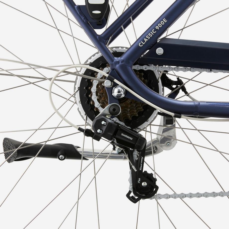 ELOPS  Bicicletta da città a scavalco basso con pedalata assistita alluminio 