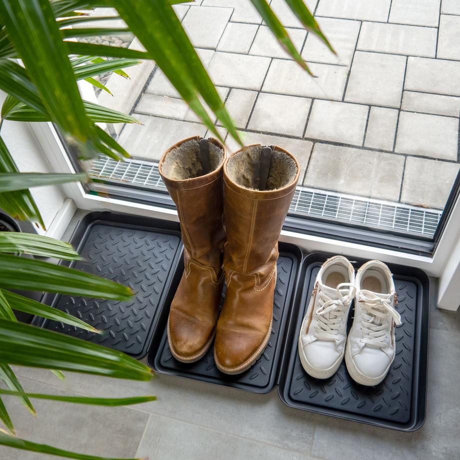 Intirilife Intirilife porte-chaussures 3 pièces en plastique  